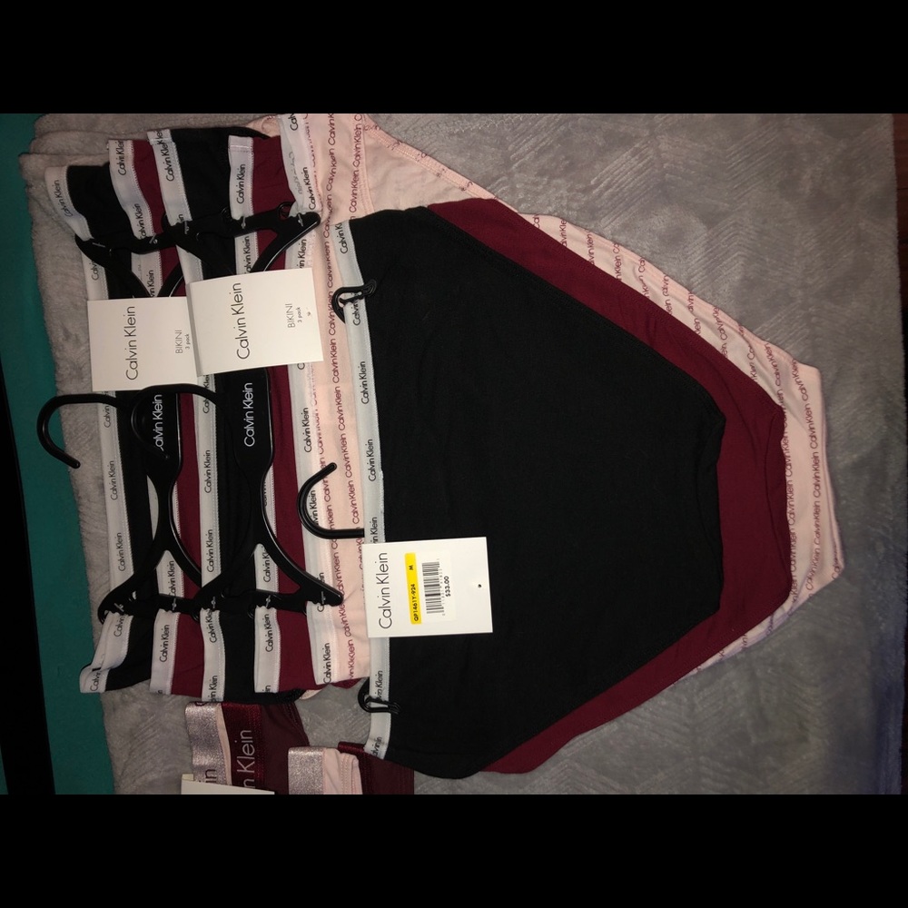 Brand new CK bikini style panties  $10 each set.
